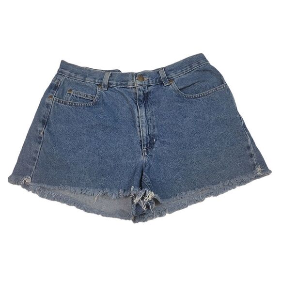 Vintage Liz Claiborne 100% Cotton Mom High Rise Denim Shorts Size 10 - Picture 1 of 5